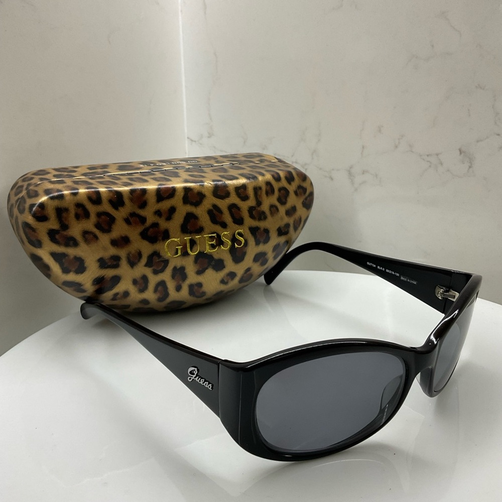 Guess Black Sunglass Frames with Guess Case